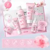 8 Stück Sakura Gesichtspflege Set, Hautpflege Set für Teenager-Mädchen, Japan