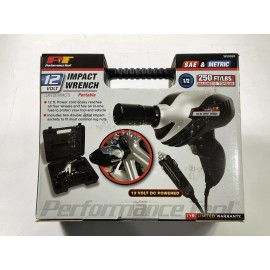 Performance Tool W50099 12V DC 1/2" Drive Impact Wrench - Runs Of 12V Car Socket