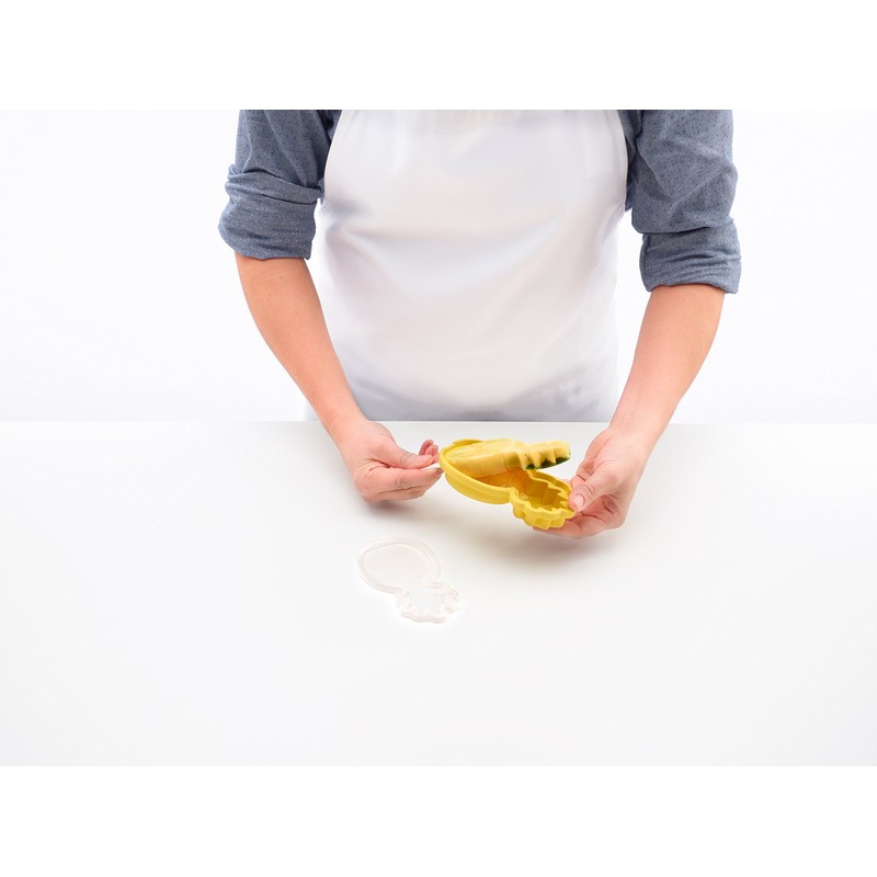 Lekue Pineapple Ice Cream Pop Mold (1 Unit), Yellow