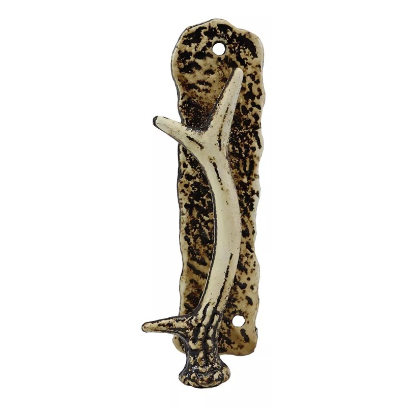 Ebros Set of 2 Western Rustic Deer Antlers Door Pull