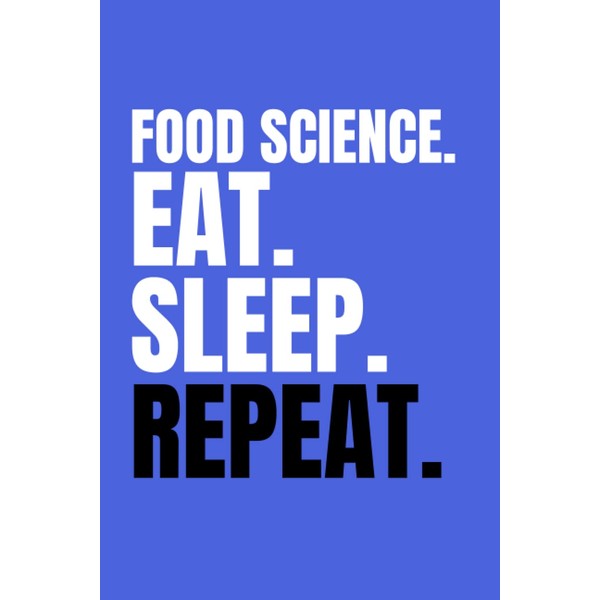 Food Science Funny eat sleep food science repeat retro vintage
