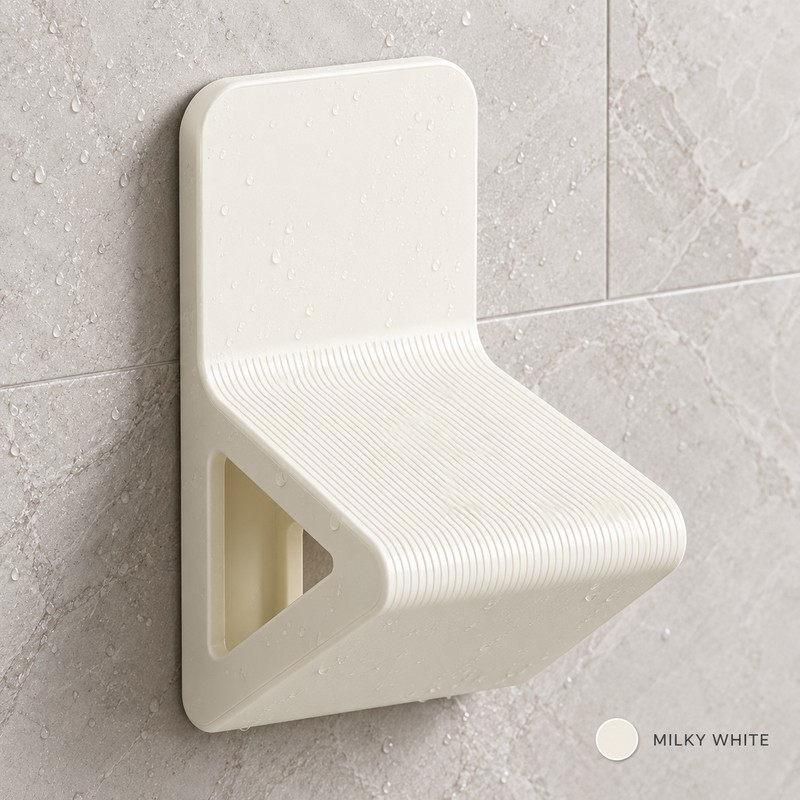 Wall-Mounted Shower Footrest for Shaving – No-Drill Plastic Foot Support