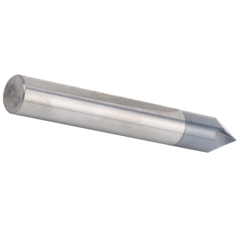 Chamfer End Mill 3 Flute 60° Milling Cutter Tungsten Steel