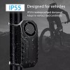 besttechtrading Bike Alarm with Remote Wireless Anti-Theft Vibration Security System