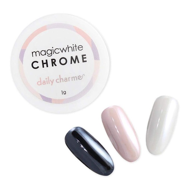 Daily Charme Magic White Chrome Powder (White)
