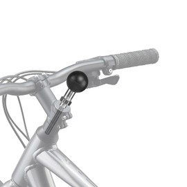 FANAUE Ball Mount Bikes Handlebar Clamp Base with M6x1.0 Metric Thread with B Size 1" Ball for RAM Mounts B Size Double Socket Arm & Bike Motorcycle Phone Holder(M6L)