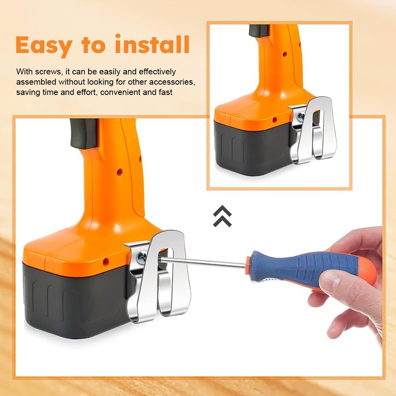 EMVANV 5pcs Drill Belt Clip, Replacement Drill Belt Clip Hook,
