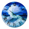 Designart 'Waves Breaking During Wild Ocean Tide' Nautical & Coastal