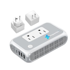 Mapambo 220V to 110V Converter, Voltage Converter US to Europe for Curling Irons and Hair Straighteners, Power Converter Adapter Combo (Type A/G)