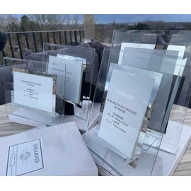 75th Birthday Gift Photo Frame (Land) Large 7” x 5” Sweet Pea