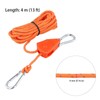 FUNSUEI 8 Stück Reflektierend Abspannseil mit Seilspanner 4 mm, 4
