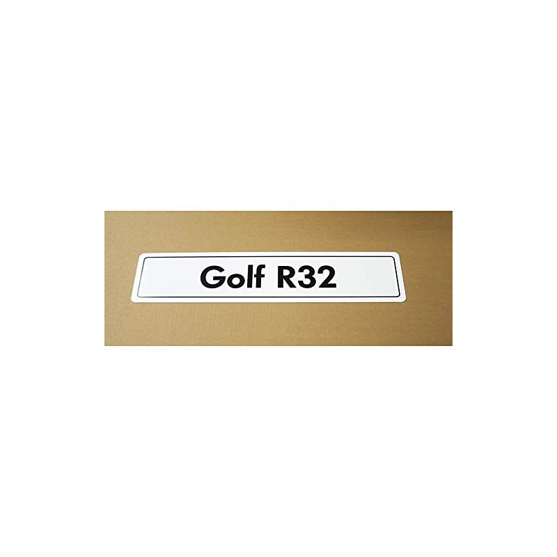 Volkswagen ZCP905030 Golf R32 Number Plate