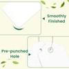 SallyFashion 200PCS Gift Tags, 2.8×1.7 Inch Hang Tags with String
