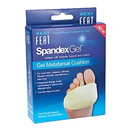 Neat Feat Spandex Gel Matatarsal Cushion Pads for Women, Medium,