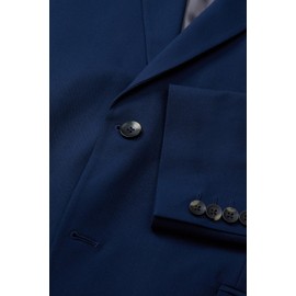 Haggar Men's JMH Premium Stretch Tailored Fit Suit Separate Pants (Big & Tall Sizes), Blue-Jacket, 58 R