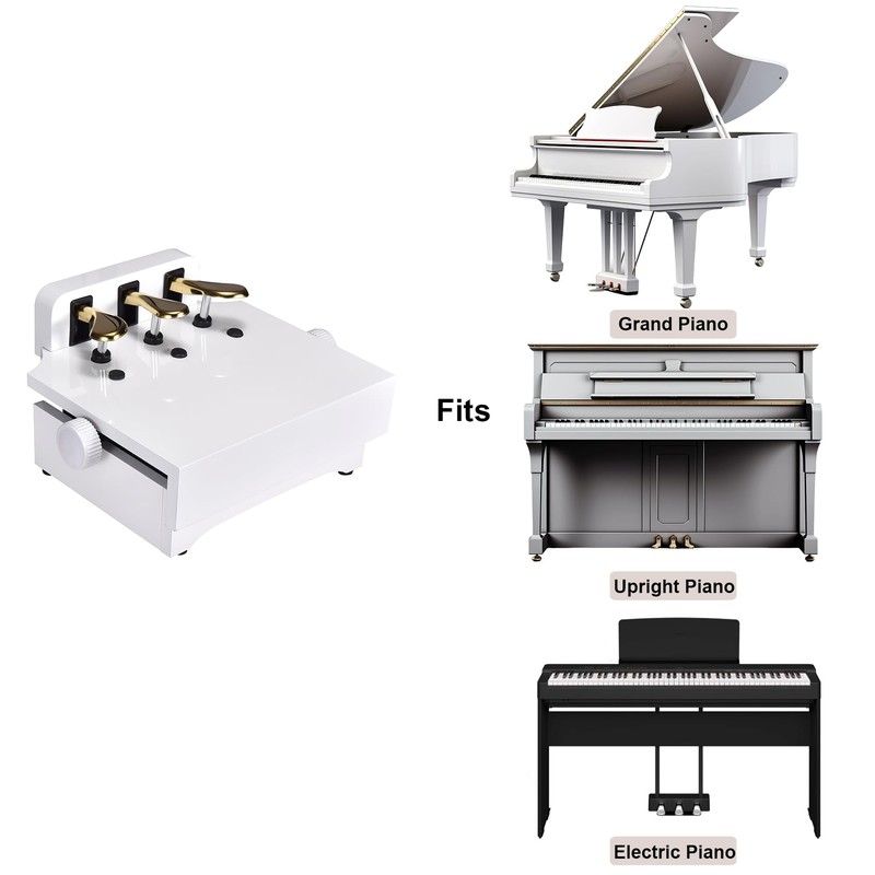 FILISITE Piano Pedal Extender Adjustable Piano Foot Pedal Extender with