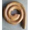 Unique! Travel Snail Spiral Didgeridoo Hand-carved Wooden, FREE BAG