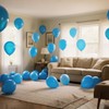 Light Blue Balloon 110pcs, Blue Latex Balloons12 inch for Birthday