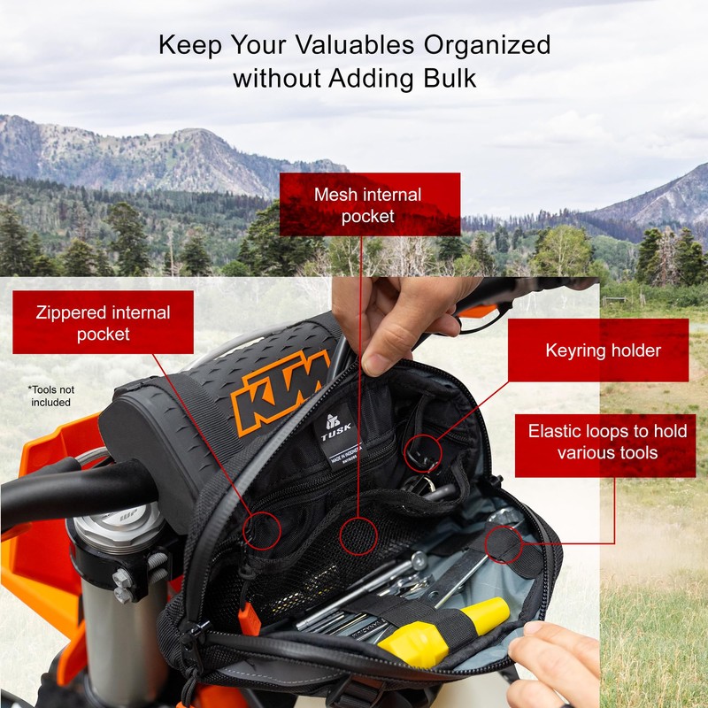 TUSK Handlebar Bag Black