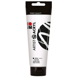 Marabu - Artist acrylic, 120 ml, fine acrylic paint in artist quality, water-based, pastose consistency, highly pigmented, very good brilliance and coverage.