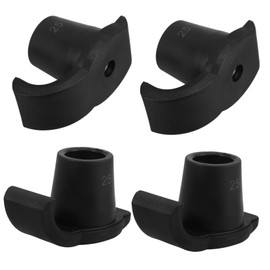 Healeved 4pcs Skid Walker Ski Glides Non-slip Walker Feet for Enhanced Stability for Seniors and Mobility Aid Users Reliable