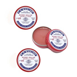 C. O. Bigelow - Juego de 3 bálsamos labiales multiusos, color rosa, alivia irritación y acondiciona piel seca y agrietada