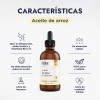 Aceite Puro Arroz Hebbe Cosmetics 100ml Hidratante Hipoalergénico Piel Sensible