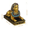 SEWACC Resin Sphinx Statue, Egyptian Sphinx Figurine Vintage Egyptian Desktop