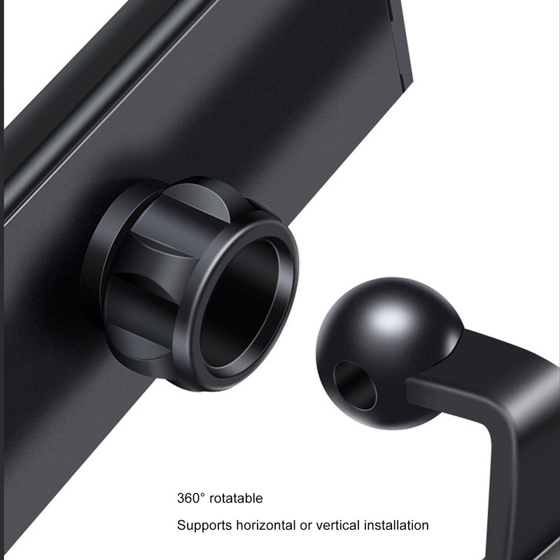 FOLOSAFENAR Car Headrest Mount Quick Disassembly Black High Strength Double
