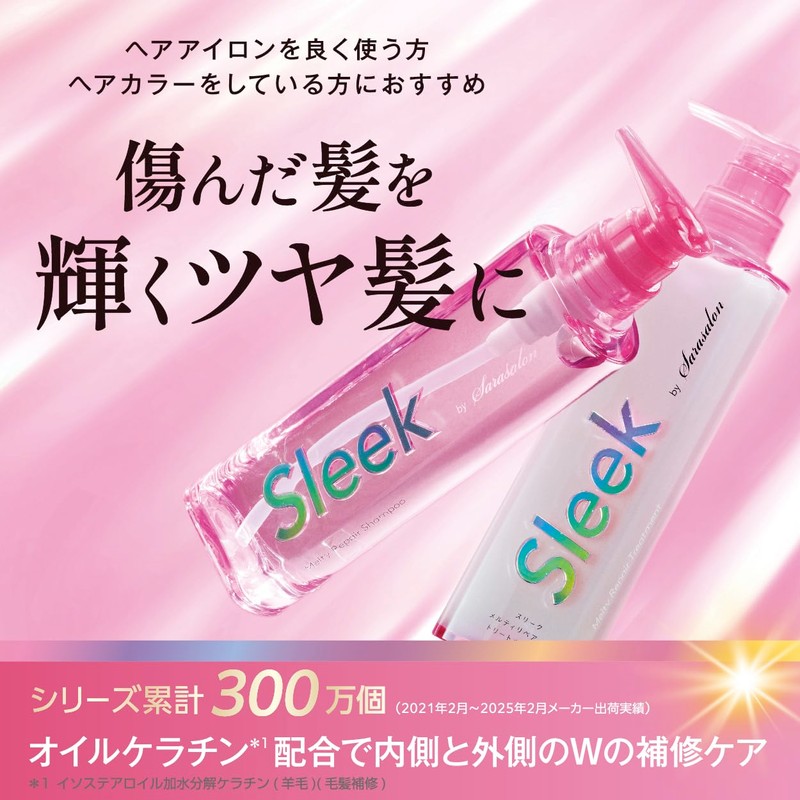 Sleek by Sarasaron Shampoo 12.2 fl oz (360 ml) (Merti