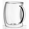JoyJolt Caleo Collection Double Wall Insulated Glass Coffee Cups (Set