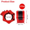 Dumbbell Clasps, 1 Pair of 5 cm Barbell Bars, Quick