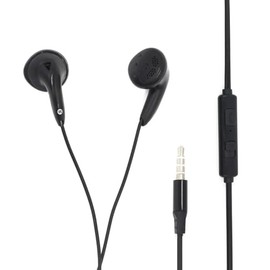 WatioWave Black in ear headphones ideal for surround sound and a unique listening experience. Compact design provides comfort and secure fit with every use.