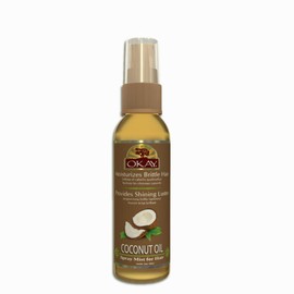 Coconut Spray Mist Oil For Hair Leaves Hair With Shining Luster&Soft Feel Revives Damaged Brittle Hair Paraben Free For All Skin&Hair Types and Textures Made in USA 2oz
