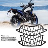 Fydun Motorcycle Headlight Grille Cover Headlight Protector Carbon Steel Grille