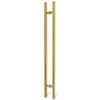 LVYIHAN Titanium Gold Square Barn Door Handles 12"/24"/36"/48"/59'', Pull Push