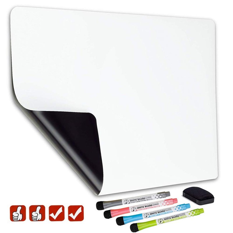 Magnetic Whiteboard Board for Fridge - with Dirt-Resistant Technology -