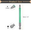 sourcing map 2pcs #2 Anti Slip Phillips Impact Screwdriver Bit