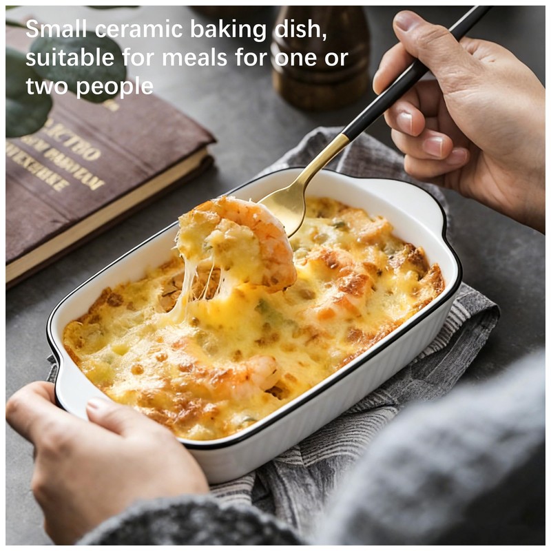 Vitrignis 34oz Small Ceramic Casserole Dishes Set Of 4-1000ml Small