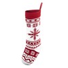 6 Pack 45cm Knit Christmas Stockings, Large Rustic Yarn Xmas