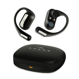 Akane Audífonos Inalámbricos Deportivos con Tecnología Open Ear Bluetooth 5.3, Batería de Larga Duración y Base de Carga, Resistentes al Agua IPX5, Audio Ultra High Definition, para Correr y Ciclismo