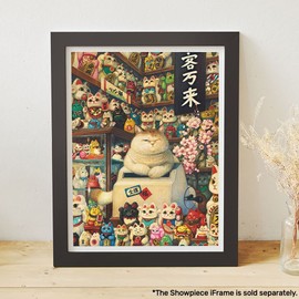 Pintoo Jigsaw Puzzles 1200 Piece for Adults - Phoenix Chan - Maneki Neko's Shop Beautiful Plastic Puzzle for Home Decor Zero Dust Easy Storage [H2696]