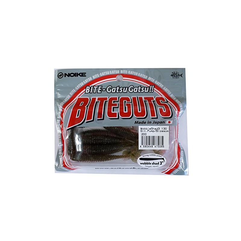 Noike Wobble Shad 3 Inch 7.6 cm – 9 Rubber