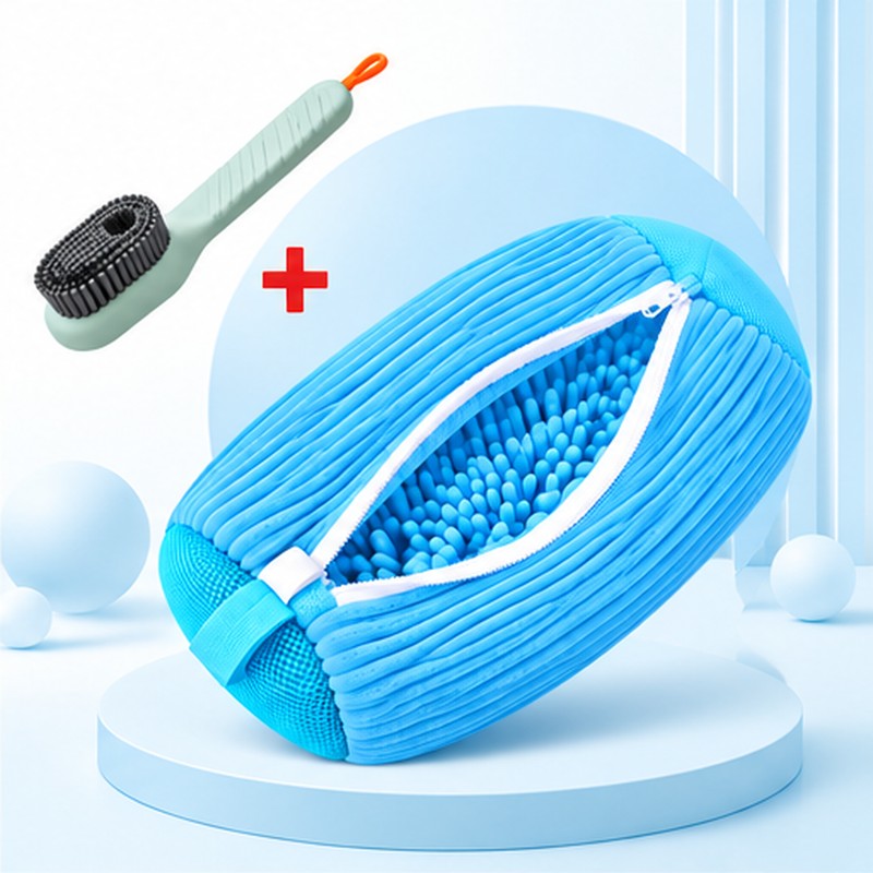 Shoe Washing Machine Bag for Sneakers – Reusable Zippered Laundry