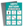 Fun Birthday Card - Guess The Video Game - Gamer