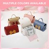 Money Box for Cash, Leather Bowknot Money Pull Box for