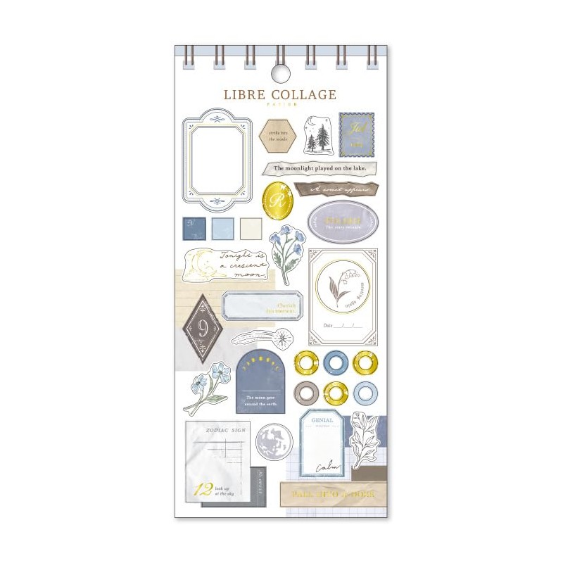 Mind Wave Sticker Sheet Set of 3 Libre Collage Pink,