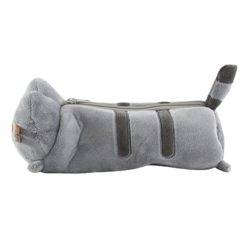 MOYAGA Cat Pencil Case - Cute Pencil Case Grey, Animal