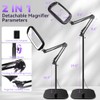 30X 10X Extra Large Floor Magnifying Glass with Light and