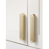 JIASENBAO 10 Pack Gold Cabinet Pulls 5" Hole Center Brushed